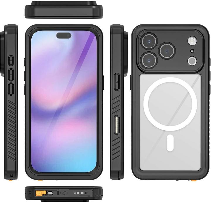 Produktbild 4smarts Hülle, Cover, Apple, iPhone 17, 16 cm (6.3"), Schwarz, Transparent (Apple iPhone 17 Pro)