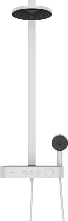 Actual product image hansgrohe Showerpipe 260 2jet with ShowerTablet Select 400 : Colour - Matt White