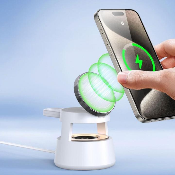 Image du produit Duzzona W23 Series Wireless Charger mit Bluetooth Lautsprecher (15 W)