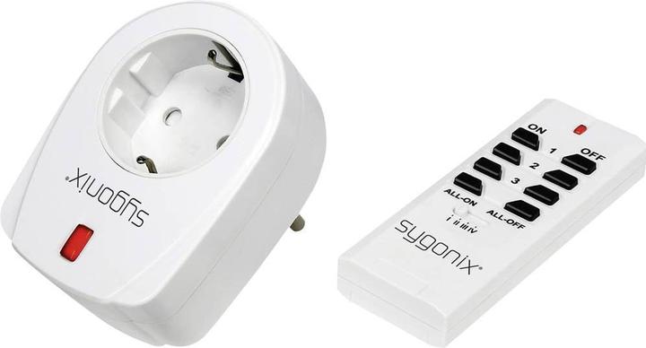 Produktbild Sygonix RSL Funk-Steckdosen-Set Zwischenstecker Schaltleistung (max.) 2000 W Reichweite max. (im Freifeld)