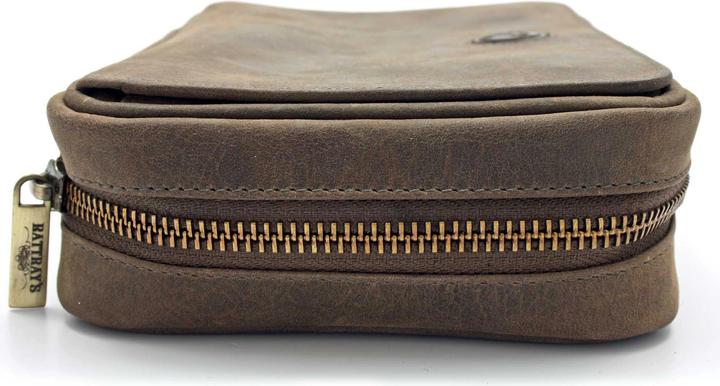 Actual product image Rattray’s Rattray's 3 Pipe Bag Brown Leather PB2