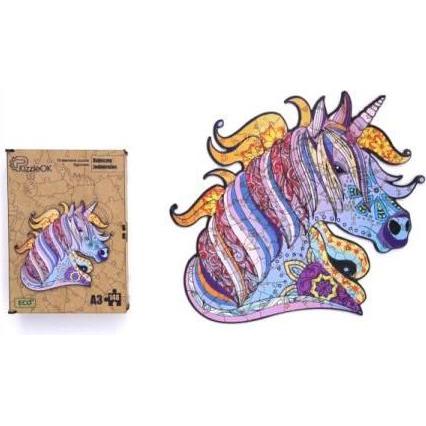 Thumbnail - Maksik Holzpuzzle Märchen Einhorn PuzA3-00721
