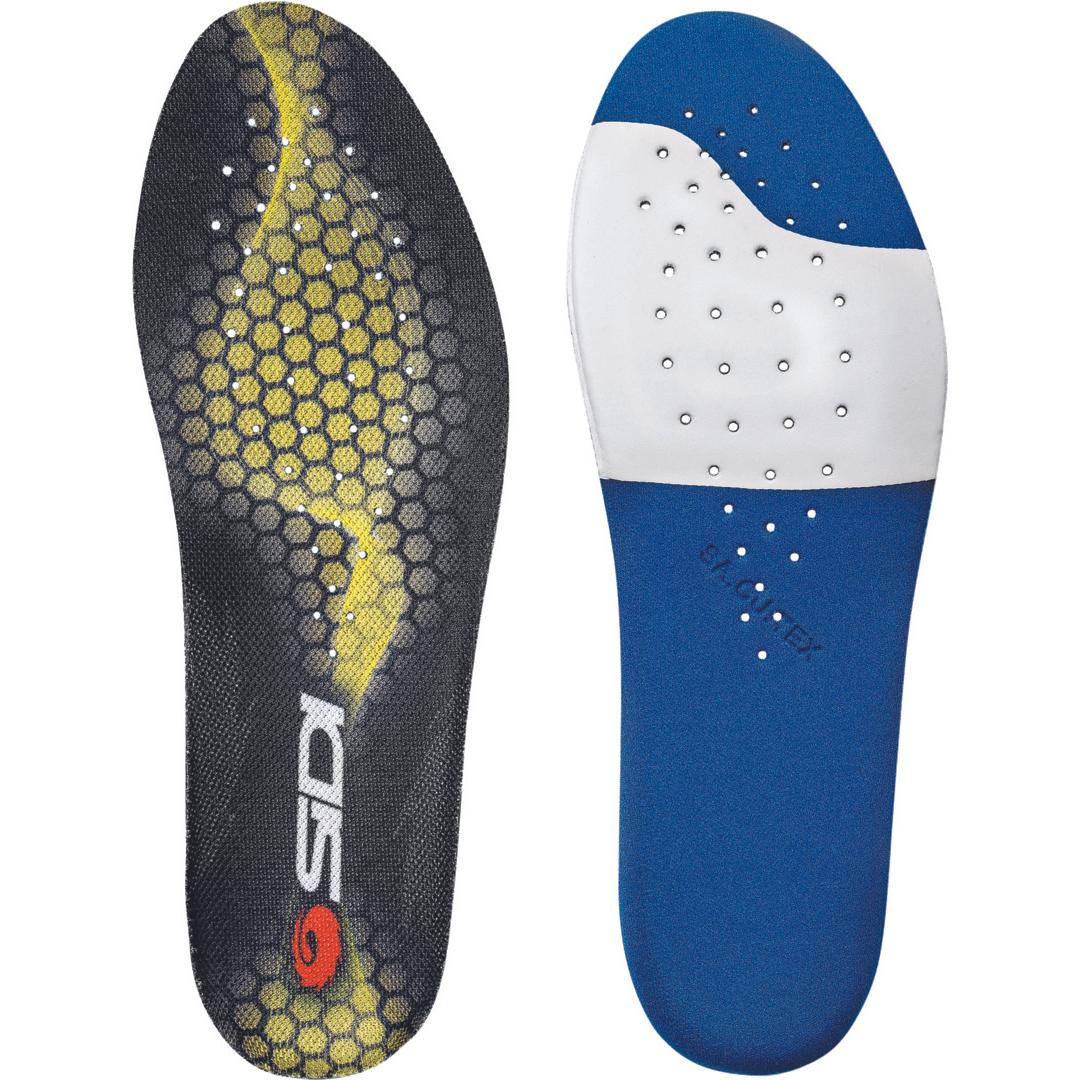 Sidi comfort fit Innensohle blau-schw-gelb 45, Sohlen, Blau