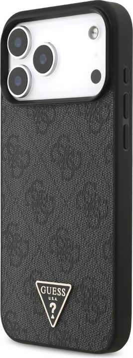 Actual product image Guess Case 4G Strap Triangle Logo MagSafe for iPhone 17 Pro Max black (Apple iPhone 17 Pro Max)