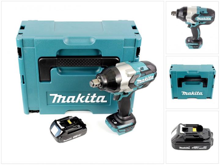 Produktbild Makita Akku Schlagschrauber 18V im MAKPAC mit 1x Akku 1,5 Ah ohne Ladegerät