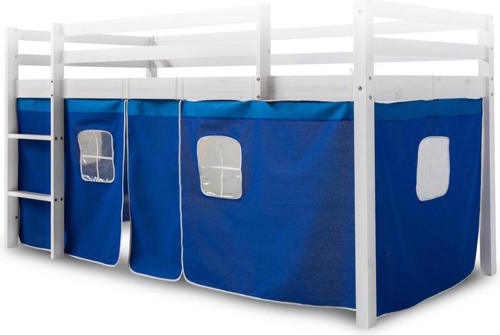 Homestyle4u Bettumrandung Bettvorhang für Hochbett