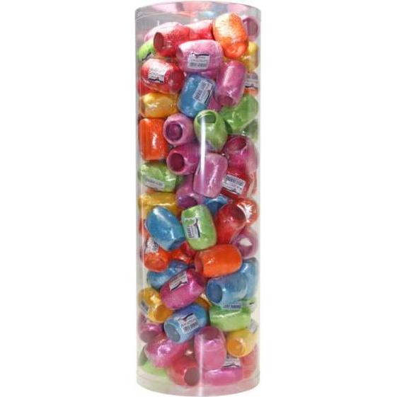Magni, Geschenkverpackung, Ringelband Eiknäuel 100er 5mmx20m Kräftige Farben (Geschenktüte, 100 x)