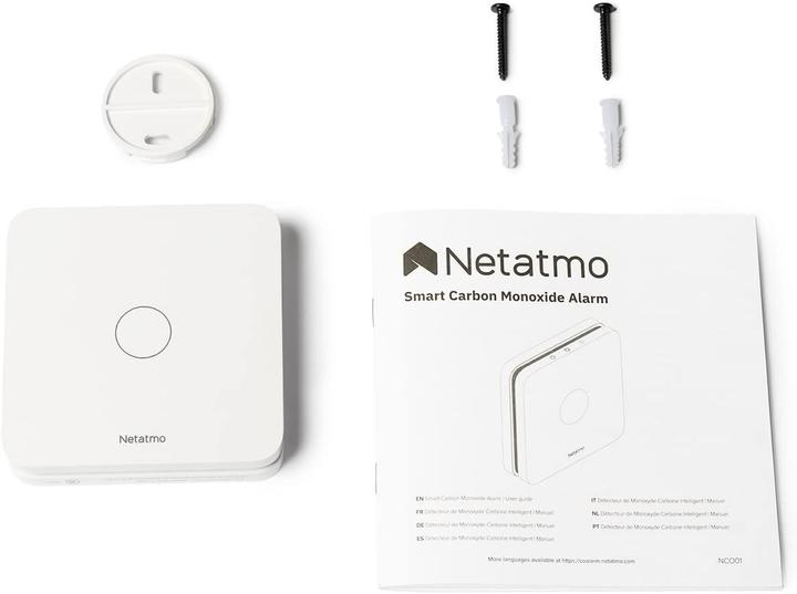 Actual product image Netatmo Intelligent Carbon Monoxide Detector