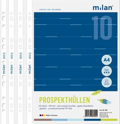 Produktbild Durable Prospekthülle Milan 803 (A4)
