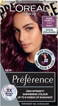 Produktbild L'Oréal Paris L'Oreal Preference Vivids Hair Dye 4.261 Dark Purple (4.261 Dark Purple)