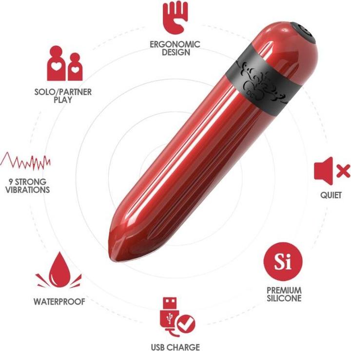 Image du produit Armony Vibromasseur Fusée Bullet Télécommande Fuchsia