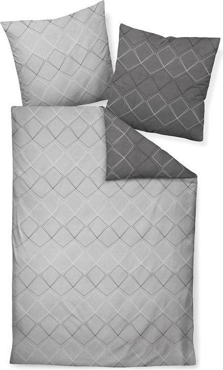 Produktbild Janine J.D. 87053 anthrazit (Bettwäsche Set, 155x200 cm + 80x80 cm)