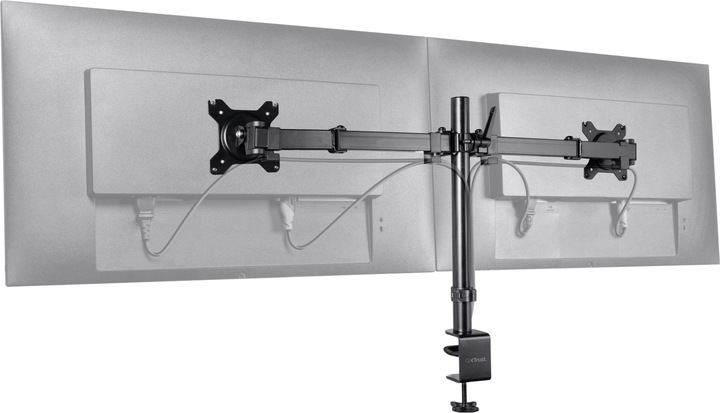 Produktbild Trust Tischhalterung GXT 1120 Mara Dual bis 16 kg – Grau (Tisch, 32")