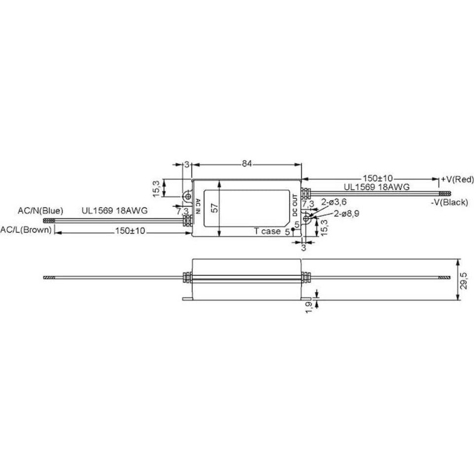 Thumbnail - MeanWell, Zubehör Beleuchtung, LEDTrafo Konstantspannung