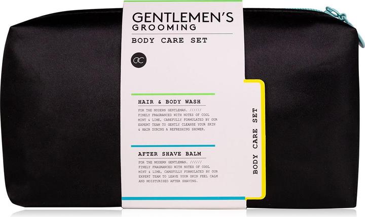 Immagine prodotto Accentra Set da bagno GENTLEMEN'S GROOMING in sacchetto da toilette, include 60 ml di detergente per capelli (Set per la cura della barba)