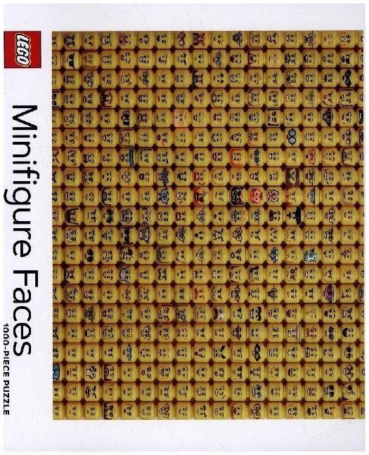 Actual product image Abrams & Chronicle LEGO Minifigure Faces 1000-Piece Puzzle (1000 pieces)