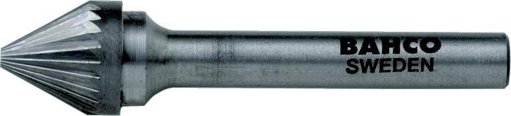 Actual product image Irimo 16 mm x 14.5 mm - Ø8 mm Tungsten carbide rotary burr for metal, 60° taper point 28