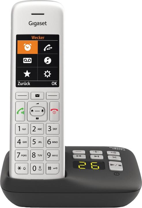 Actual product image Gigaset CE575 DECT Handset Silver-Black