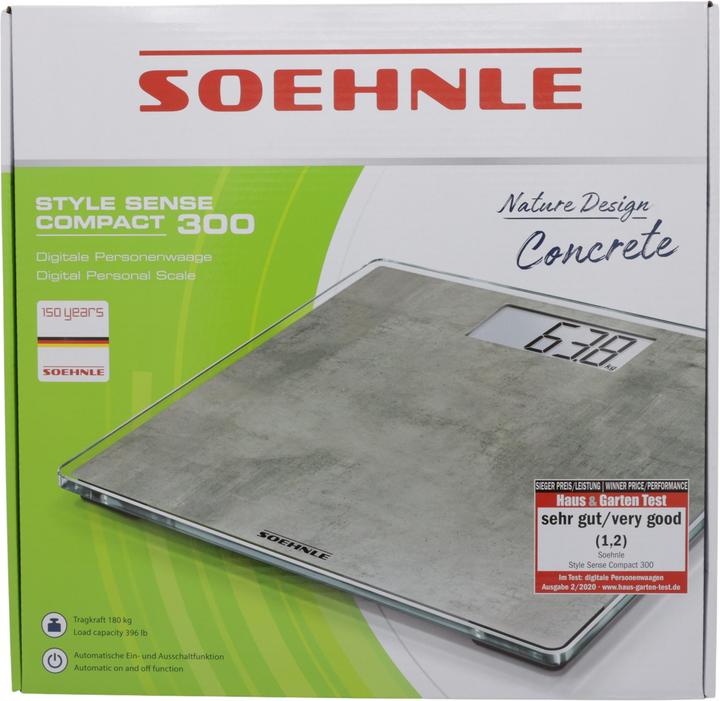 Produktbild Soehnle Style Sense Compact 300 Concrete (180 kg)