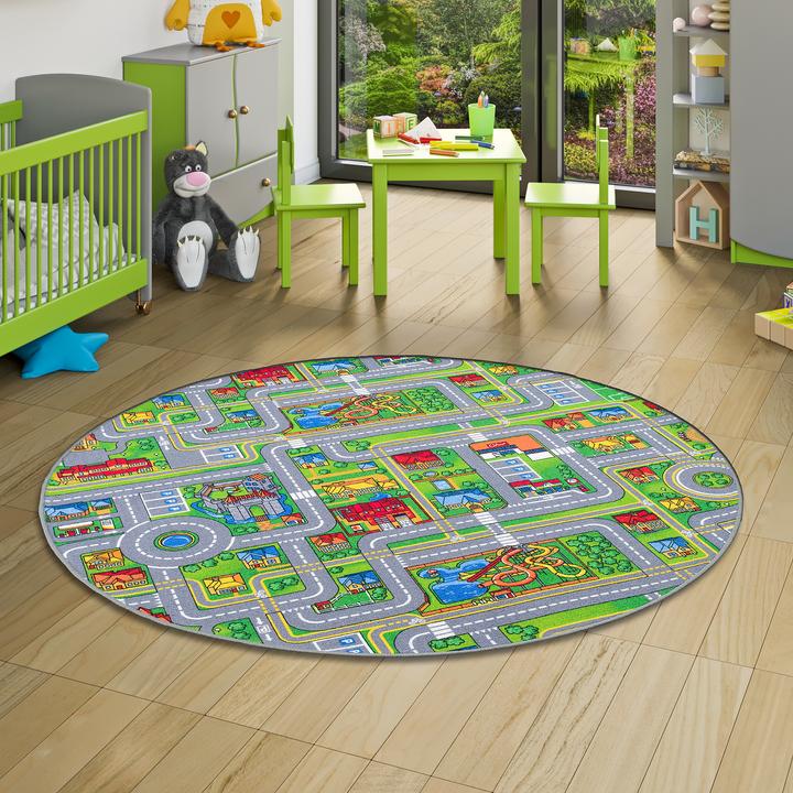 Immagine prodotto Snapstyle Bambini Gioco Avventura tappeto terra gioco d'avventura per bambini (100 x 100 cm)