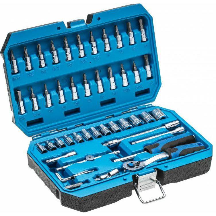 Högert, Steckschlüssel + Stecknuss, Werkzeugsatz, 46-tlg.