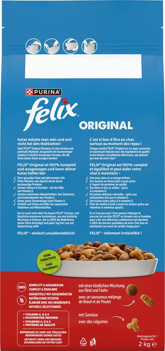 Produktbild Felix Original Fleisch (Adult, 1 Stk., 2000 g)