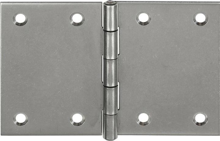 Vormann Charnières en acier inoxydable 1.4301 10504 hauteur 60 mm largeur 90 mm épaisseur 1,2 mm acier