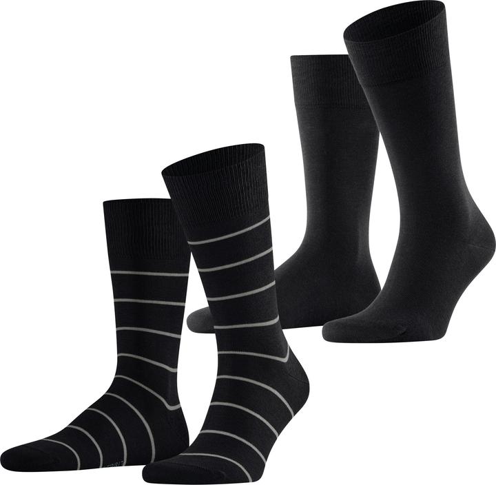 Produktbild Esprit Modern Stripe 2-Pack Baumwollsocken (2er Pack, 39 - 42)