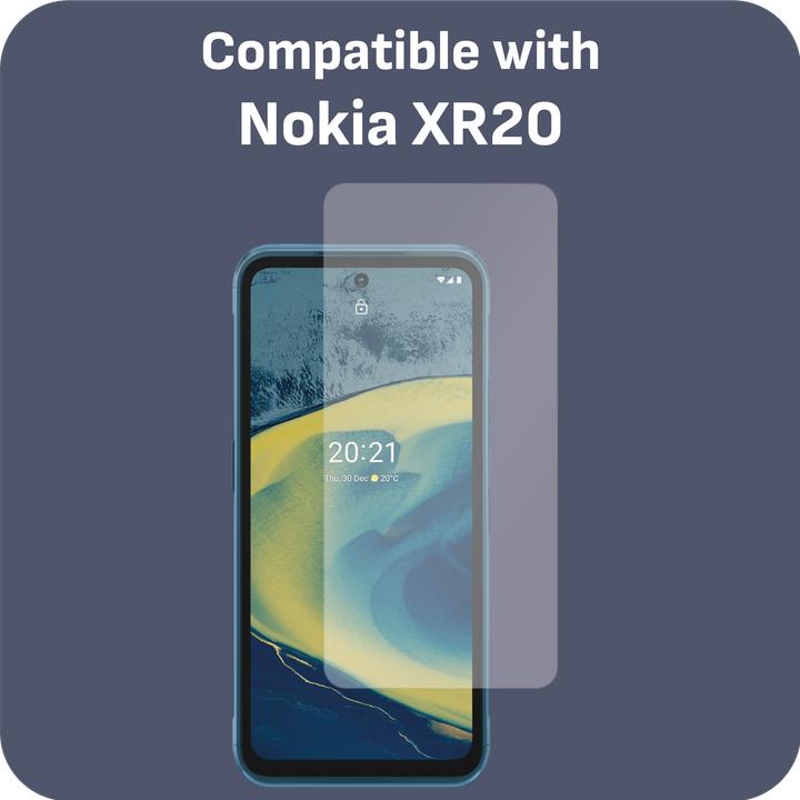 Produktbild Cazy Schutzglass Kompatibel mit Nokia XR20 Tempered Glass Hülle Kompatibel - 1 Stück (1 Stk., Nokia XR20)