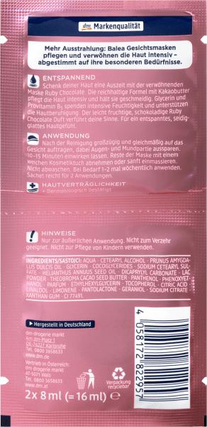 Produktbild dm Balea Maske Ruby Chocolate