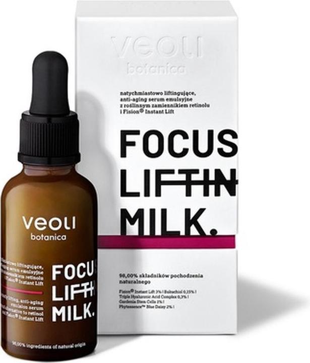 Actual product image Veoli Botanica Focus Lifting Milk Lifting Serum Emulsion Face Serum with Bakuchiol 30ml (30 ml)
