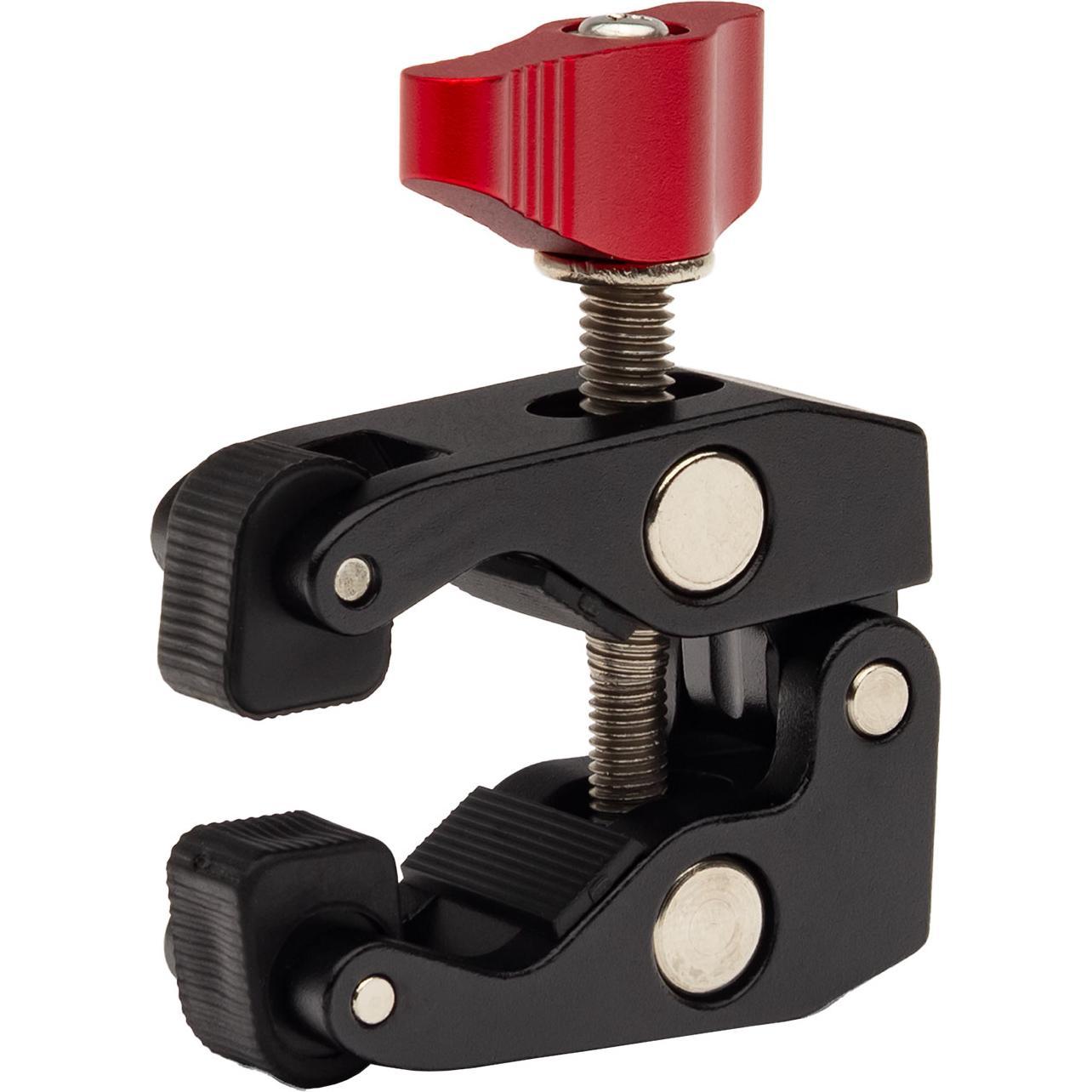 Patona Morsetto per testa a sfera doppia Magic Arm (Metallo), Treppiede, Nero