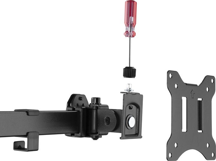 Actual product image equip Table mount 17"-32"/ 2TFT 7kg each 360° (Table, 32.01")