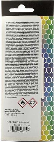 Actual product image Pebeo Fluid Pigment (Blue, 20 ml)