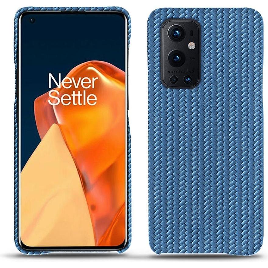 Noreve Lederschutzhülle (OnePlus 9 Pro), Smartphone Hülle, Blau