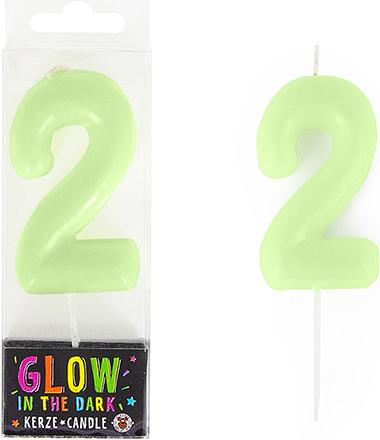 Actual product image Sombo BirthdayFun number candle (2 pcs.)