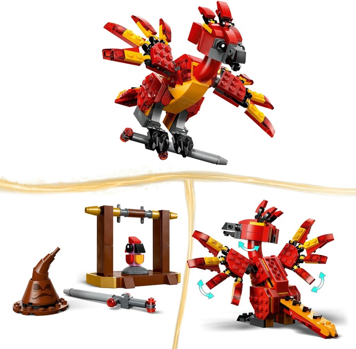 Produktbild LEGO Fawkes: Dumbledores Phönix (76448, LEGO Harry Potter)