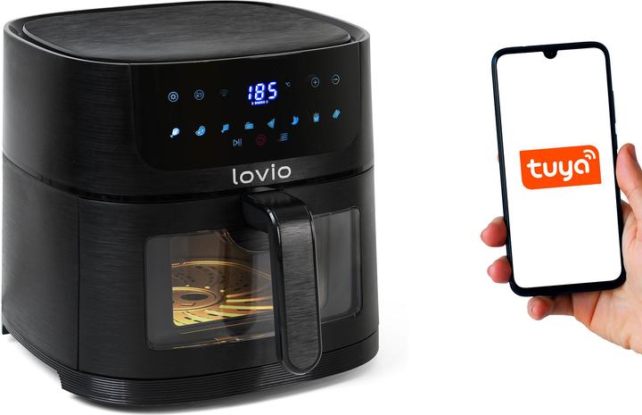 Produktbild Lovio LVAF002BK PureFry XL Smart 6L Black