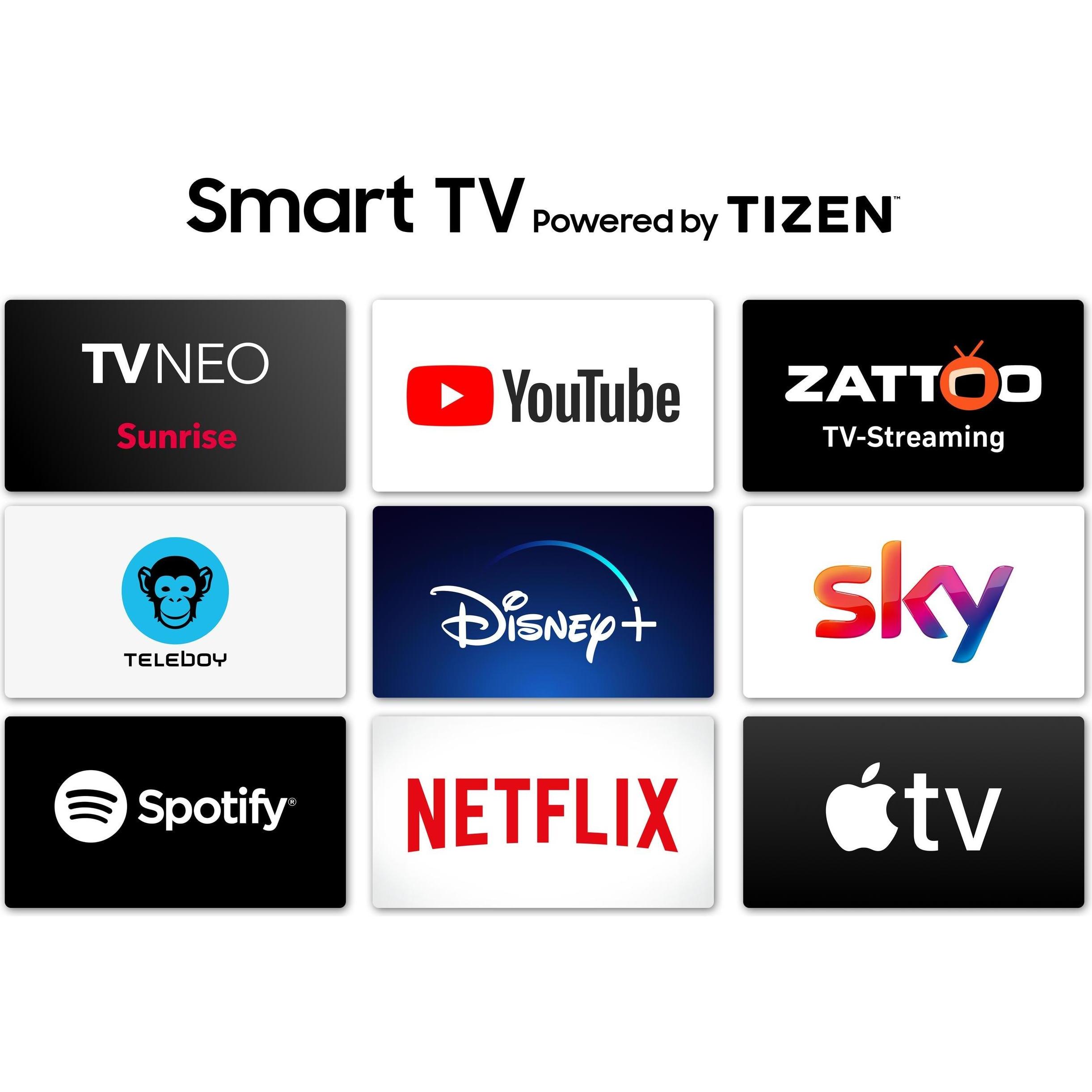 Thumbnail - Samsung QE43Q60D (43", Q60D, QLED, 4K, 2024), TV, Schwarz