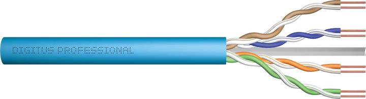 Immagine prodotto Digitus Cavo di installazione Cat.6A U/UTP B2ca AWG 23/1 LSOH 100m blu (U/UTP, CAT6a, 100 m)