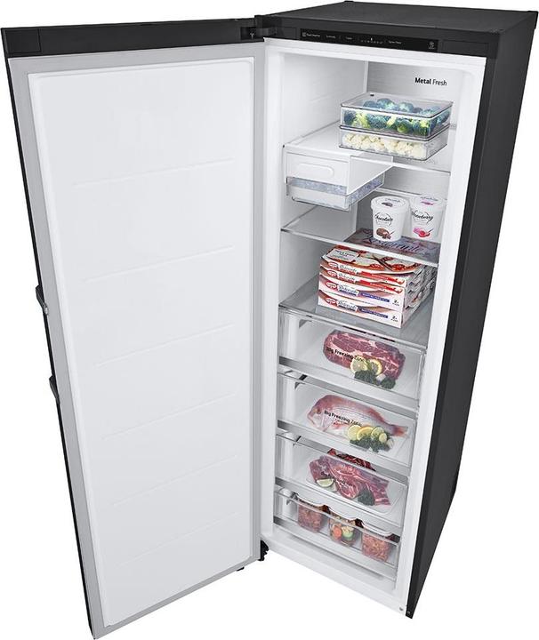 Produktbild LG FRITSTÅENDE FRYS, 186 CM, SORT (Freistehend, 324 l)