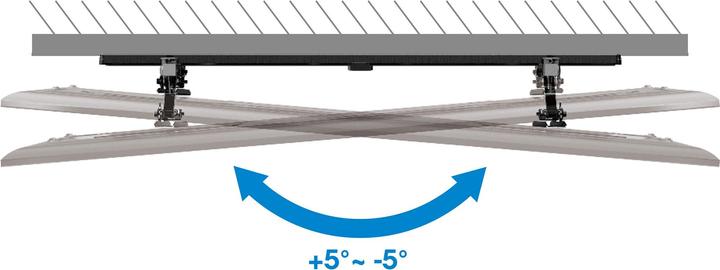 Produktbild Manhattan Anti-Diebstahl TV-Wandhalterung, neigbar und ausziehbar (Wand, 90", 75 kg)