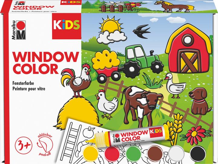 Actual product image Marabu Window Color Bauernhof 6x25ml (150 ml)