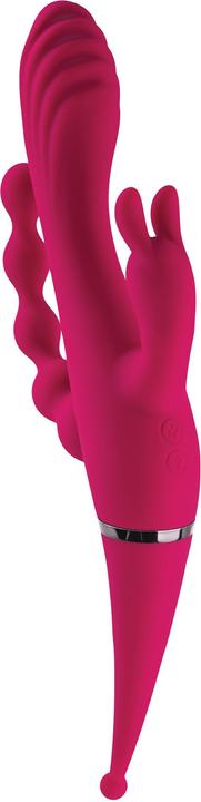 Actual product image Gender X Four by Four Vibrator - Burgundy