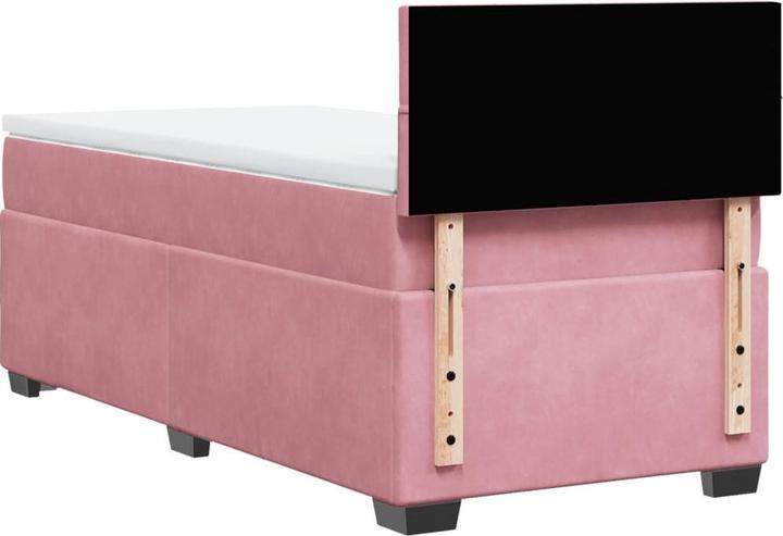 Produktbild vidaXL Bo x springbett mit Matratze 200 x 200 cm Samt (200 x 200 cm)