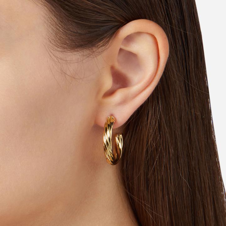 Image du produit Chiara Ferragni Bold Hoop Ohrringe (Laiton)