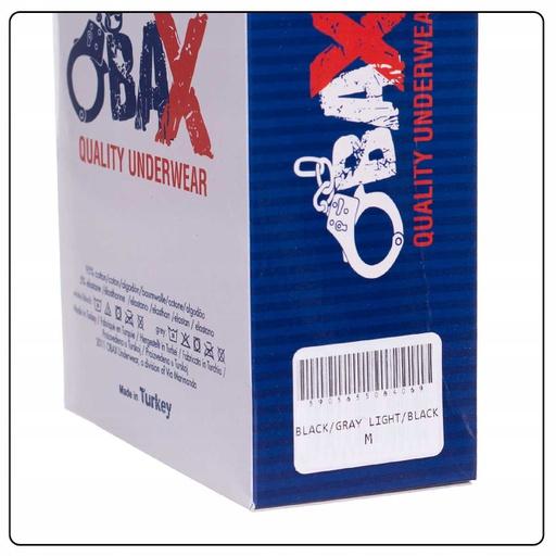 Immagine prodotto Obax Boxer Uomo 3p Nero/Grigio L (L)