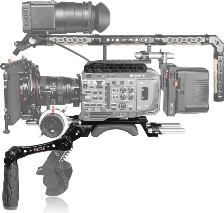 Actual product image Shape Sony FX9 baseplate and top plate