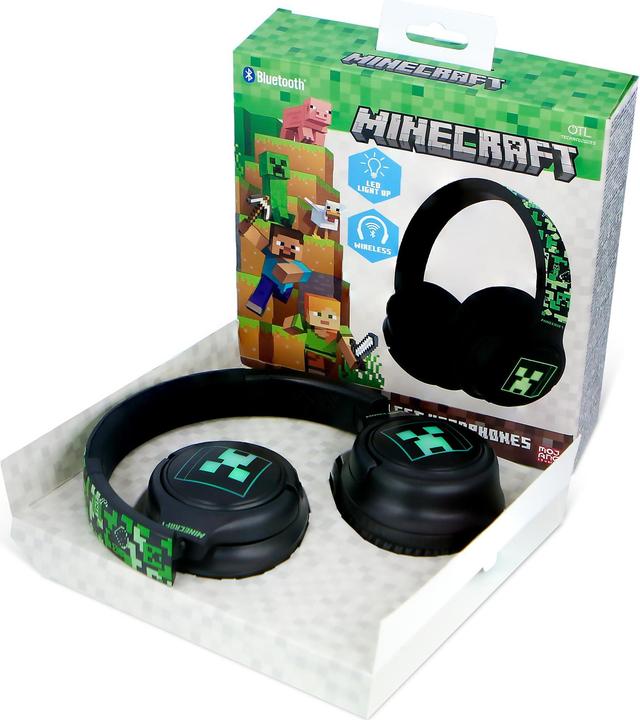 Produktbild OTL Minecraft Wireless headphones with LED Light