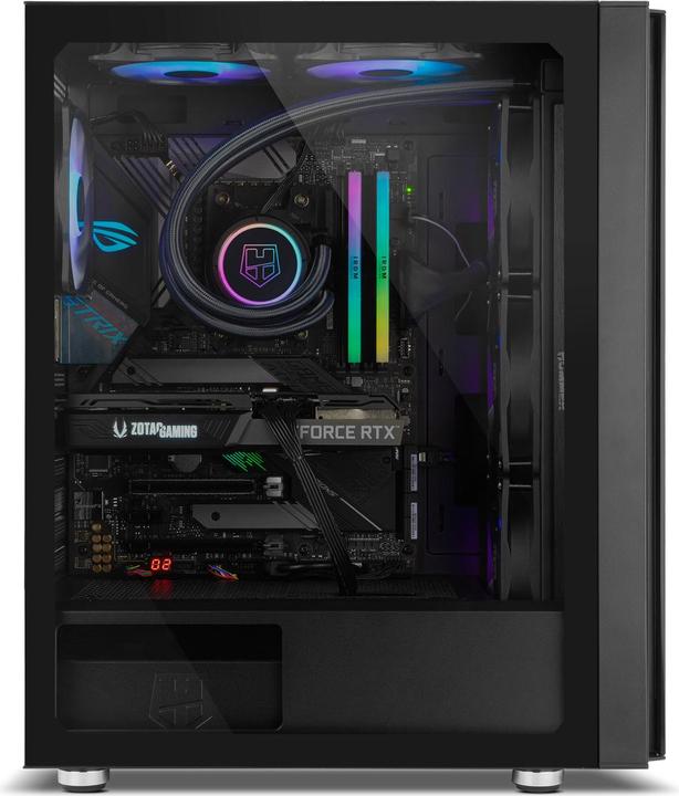 Immagine prodotto Nox Lobster Horus - Midi Tower - PC - Nero - ATX - EATX - micro ATX - Micro-ITX - (ATX, mATX, Micro-ITX)